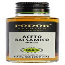 PÖDÖR Premium Aceto Balsamico White - 8.4 fl. oz. - 100% Natural Aged in Oak Barrels Fermented Un, 1