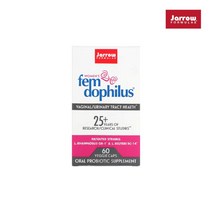 자로우 포뮬러스 펨도피러스 여성 유산균 60 베지캡슐 Fem Dophilus Jarrow Formulas