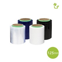 (미니 핸드랩전선랩 125mm) 잘풀리는 공업용랩 스트레치필름, 125mm - 1개, 슬리터 청색 25T-200M