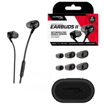 하이퍼엑스 Cloud Earbuds II 이어폰, 70N24AA, 블랙