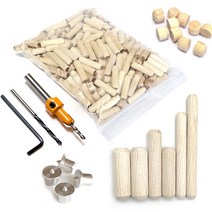 아이베란다 목심 목다보 미니목심 고급 나무못 드릴날 이중기리 100개, *, 3-01.도웰포인트 8mm (2개)