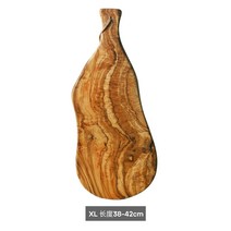 나무도마 안동도마 명품도마 우드 나무 감성 도마 독일 수입 pasterkamp 올리브 불규칙한 절단 과일 빵 보드 가정용 단단한, xl 길이 38-42cm