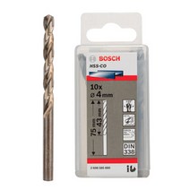 보쉬 HSS-CO 코발트 드릴비트 1.0mm - 4.8mm 10개단위포장, 3.7mm