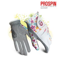 PROSPIN 논슬립 여성용 합피 골프장갑
