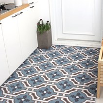 패턴 코일 현관매트 베란다 발코니 현관용 업소용 아파트입구 잘라쓰는 롤 DIY 바닥 매트, 10.노엘-딥블랙