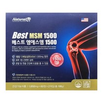 네추럴라이즈 - 베스트 엠에스엠1500 1650mg x 120정, 1개