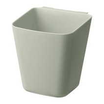 이케아 순네르스타 보관용기 750ml 페일그린 12x11x13cm 폴리프로필렌, 1개, 이미지참조