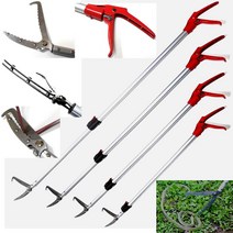 긴집게 접이식집게 뱀집게 폐기물 강한 악어 스텐 만능 다용도 군소 해삼 해루질 등산 청소 집게, 길이조절집게(150cm)