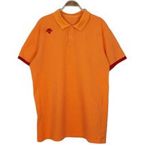 데상트스포츠 기본로고 데일리 카라 반팔티 107
