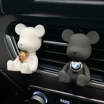 마셀라 차량용 자동차 베어브릭 석고 방향제 디퓨저 +오일+로고, 자스민
