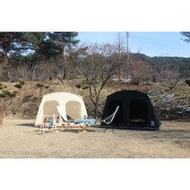 [캠핑월드마켓] 더쉘터아웃도어 벙커원 면 이너텐트 4인 5인 결로 방수 UV차단텐트, 아이보리