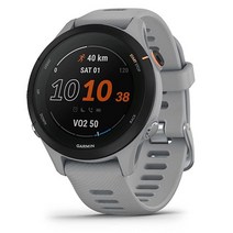 Garmin Forerunner® 255S 소형 GPS 러닝 스마트워치 고급 인사이트 오래 지속되는 배터리 파우더 그레이, Powder Gray_41 MM | Non-Music