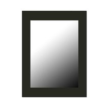 Home Basics Home Basic DM47051 30.5 x 40.6cm(12 x 16인치) 벽 거울 블랙, Black
