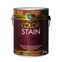 노루페인트 곰팡이방지 목재보호용 올뉴 칼라스테인 무광 3.5L, 뉴월넛, 1개