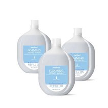 메소드 핸드워시리필 손세정제리필 폼 핸드솝 액체비누 리필 28oz 스위트 워터 828ml METHOD Foaming Hand Soap Refill Sweet Water, 3개
