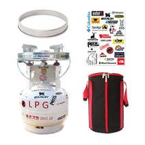 동성 해바라기버너 1005 링가드 바람막이 전용가방 3kg 가스통 세트, 3) 3KG(국내산)+1005버너+링가드+스티커