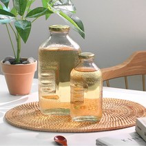 국산 레트로 추억의 쥬스병 보리차병 유리 물병 2size, 1.5L