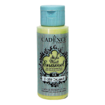 헤리티지공예 스타일 매트 에나멜 물감 59ml (무광 수성 유리 글라스 포슬린 물감), 28.린덴(E359)