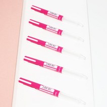 유니 스타일핏 볼펜 리필심 4색홀더 브라이트 핑크 블루 오렌지