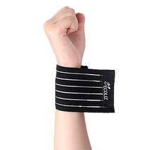 에코리즈 이지업 손목 랩 보호대 2p, 블랙