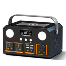 SUOSER 캠핑용 220V 대용량 보조배터리 차박 낚시 전자기기 외부 작업용 파워뱅크, 550W+4가지 출력+무선 충전, 1200000mAh