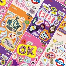 THEFONT 스티커 Flex, Yolo