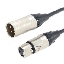 IMI XLR 캐논 암 수 프리미엄 마이크케이블 7M, PMC-6525S, 검정