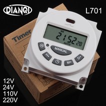 타이머스위치 타임스위치 전자식 디지털 간판12v24v110v220v 정확한 전자 프로그래밍 가능 분 카운터 미니 휴대용 lcd 주방 제어 전원 타이머 스위치, 12V