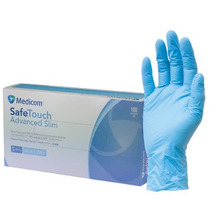 메디컴 진료용 세이프터치 니트릴 장갑 글러브 블루 100매입 S M L, 소(S)