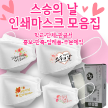 [라로 인쇄마스크 모음집] 스승의날 기념 인쇄마스크 3D 입체형 25매 KF94마스크 패션마스크 [상세페이지모델명확인]