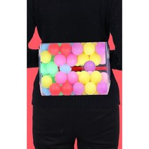 야유회게임 워크샵 단체게임 생일잔치 공흔들기 런닝X 게임, 휴대용 볼 박스 + 리본 스트랩 + 30개 볼