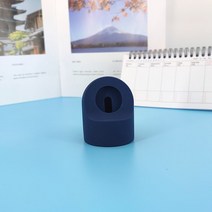 애플 워치 시리즈 4321용 충전기 스탠드 마운트 실리콘 독 홀더 44mm42mm40mm38mm 충전 케이블, 해군