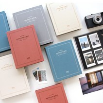 포토카드 앨범 아기 기록 포토북 초음파 태아 인생네컷 사진첩 꾸미기 사진카드 보관 다이소 스크랩북 셀프성장 사진보관 퇴임앨범 무지스크랩북 일기 다이어리 앨범소품 다용도앨범, 블루