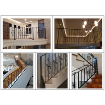 전원주택휀스 전원주택울타리 계단난간 휀스 울타리 핸드레일 아파트 빌라 국내 맞춤제작, DJS 단조계단 1M (품명/색상 전화상담 후 결제)