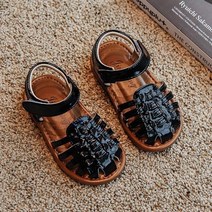유블리 아동 발편한 가벼운 캐주얼 데일리 스트랩 샌들 네트