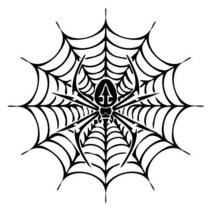 롱핀스티커 오리발스티커 시트형 스파이더웹 자동차 스티커 바이크 오토바이 부품 개성 있는 패션 창문 범퍼 장식 자외선 방지 데칼, [01] Black, [01] 20 x 20 cm