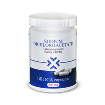 DCA 디클로로 아세트산 나트륨 - SODIUM DICHLOROACETATE (DCA) CAPSULES 500MG, 60정