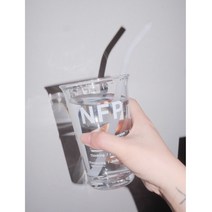이에스 MBTI 엠비티아이 글라스컵 커피컵 2유형, 컵+빨대, 1개, INFJ