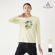 올리비아로렌 아울렛 이월 봄 원포인트 프린트 티셔츠 VVBALYS2111