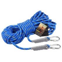 등산 등반 로프 인명 구조 산악용 로프 구조 다용도, 12mm20m 블루/케이싱