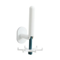 벽걸이 형 주방기구 후크 벽 후크 6 후크 도어 후크 룸 욕실 도어 캐비닛 벽, 17.4cmx7.7cm, PP, 화이트와 뷰