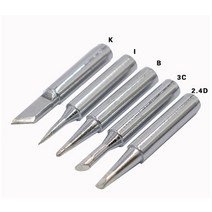 납땜 인두기 DGKS 스테이션 원추형 베벨 60W 예약 인두 팁 5pcs 전기 예약 인두 납땜기 땜질, 은, 01 은