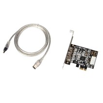 PCIE 1X 1394A 6PIN + 2X 1394B 9PIN FIREWIRE EXPANSION CARD PCIEXPRESS 외부, 케이블로
