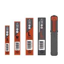 도루코 컷터날 칼날 칼심S M L pro L 30도, L (대)