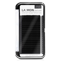 래쉬몬스터 슈퍼 소프트 더블팁 플랫래쉬 20줄, D 0.20 13mm, 블랙