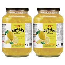 꽃샘 레몬차 2kg + 2kg, 2개