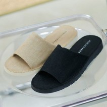 남성 심플 린넨 슬리퍼