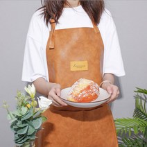 차이온 베이직 레더가죽 앞치마 방수 가죽앞치마 공방 목공 카페 에이프런