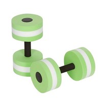아쿠아 아령 아령 헬스아령 EVA 탄성 워터 덤벨 수생 피트니스 수영 요가 운동 1, 3.Green x2, GREEN-WHITE