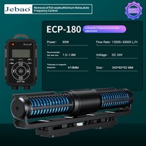 양수기펌프 수중모터 배수펌프 Jebao 2023 새로운 크로스 플로우 펌프 ECP ECP-M 수족관 워터 펌프 외부 LCD 컨트롤러 원격 WIFI 제어 암초 탱크, 64.ECP-180 - GER PLUG